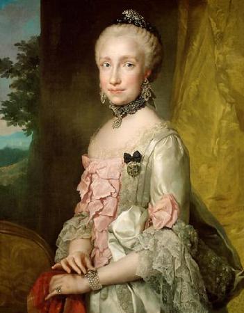 Anton Raphael Mengs Portrait of Maria Luisa of Spain Norge oil painting art